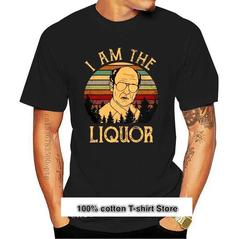 Camiseta de algodon Ƽ Ķ Ȩ극, ī̻  ÷ ױ׷  Ÿĵ  ũ , I Am The Liquor, S, 6Xl, 010931